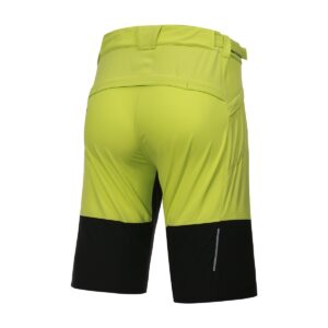 Shorts Herren P-Bounce inkl. Radinnenhose in Limette, Rückansicht