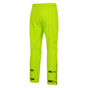 Regenhose Unisex P-Seattle in Neongelb, Rückansicht