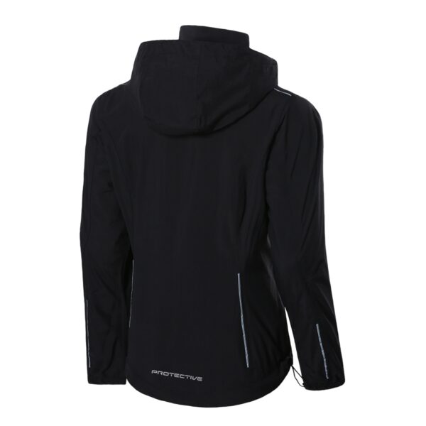 Regenjacke Damen P-Rain II W in Schwarz, Rückansicht
