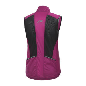 Windweste Damen P-Ride W in Orchid, Rückansicht
