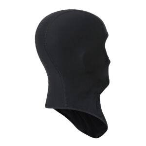 Facemask Unisex P-Facemask in Schwarz, Rückansicht