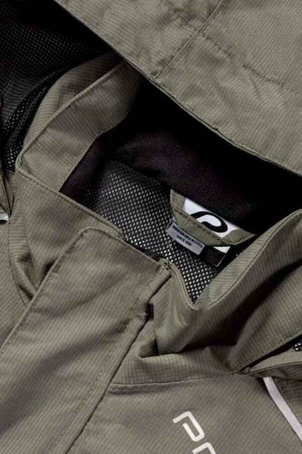 Regenjacke Herren P-Rain II in Oliv, Detailansicht 1