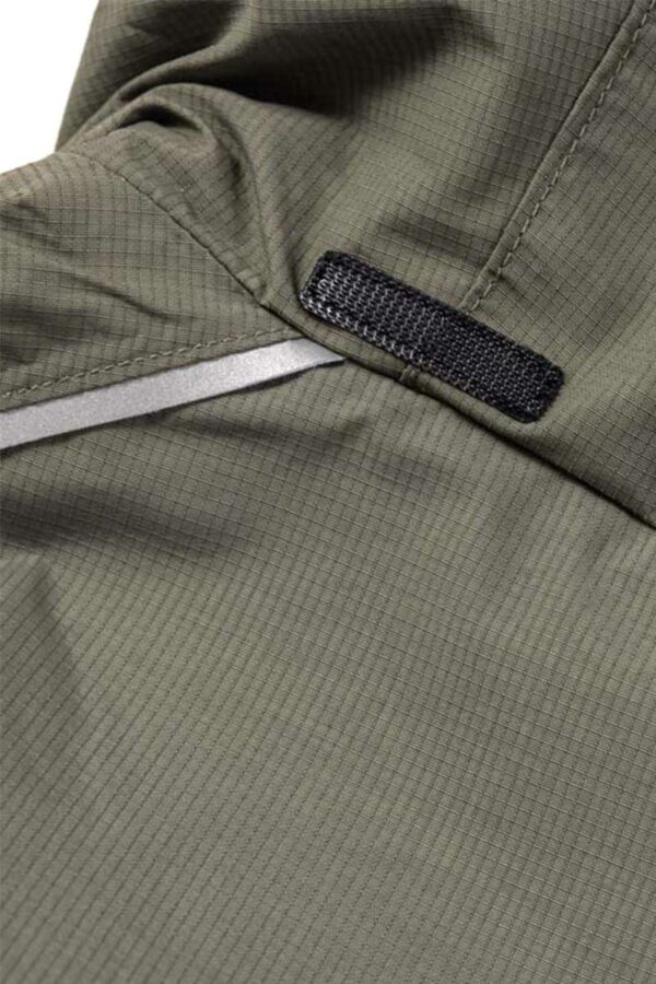 Regenjacke Herren P-Rain II in Oliv, Detailansicht 6