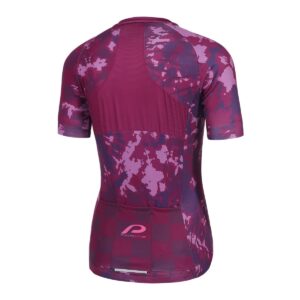 Trikot Damen P-Blueberry in Weinrot, Rückansicht
