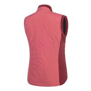 Winterweste Damen Protective P-Hunter W in Dark Rose, Rückansicht