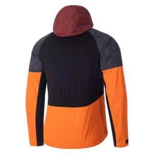 Winterjacke Flash Herren in Weinrot, Rückansicht