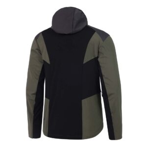 Softshelljacke Herren P-Off the Map in Oliv, Rückansicht