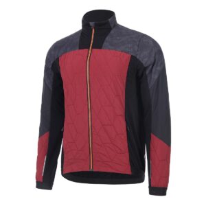 Hybridjacke Herren P-MxCxK in Weinrot, Vorderansicht