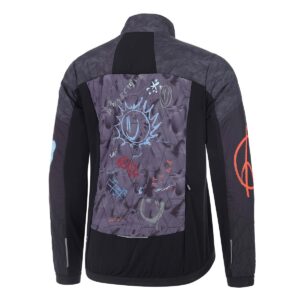 Hybridjacke Herren P-MxCxK in Schwarz/Anthrazit, Rückansicht