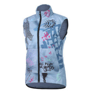 Winterweste Damen P-Writer Vest W in Dunkelblau, Vorderansicht