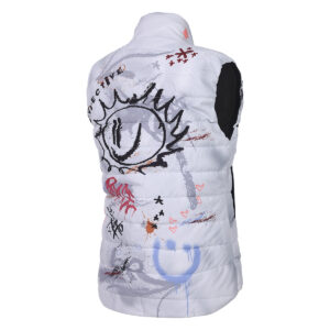Winterweste Damen P-Writer Vest W in Schwarz, Rückansicht