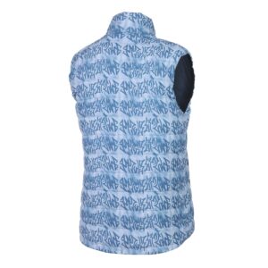 Winterweste Herren P-Writer Vest in Dunkelblau, Rückansicht