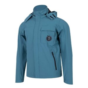 Regenjacke Herren P-Day n Nite in Petrol, Vorderansicht