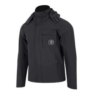 Regenjacke Herren P-Day n Nite in Schwarz, Vorderansicht