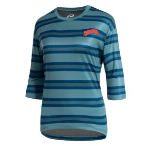 Longsleeve Damen P-Ginger in Petrol, Vorderansicht
