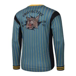 Longsleeve Herren P-Varsity in Petrol, Rückansicht
