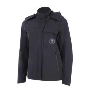 Regenjacke Damen P-Day N’Nite W in Schwarz, Vorderansicht