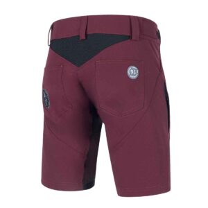 MTB Shorts Damen P-Flying High W in Port Wine, Rückansicht