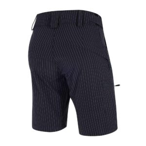 MTB Shorts Herren P-Sound in Schwarz/Weiß, Rückansicht