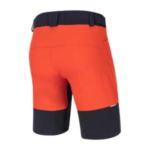 MTB-Shorts Herren P-Bounce II in Lava, Rückansicht