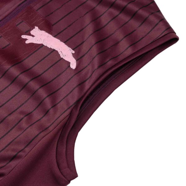 Radtrikot Damen P-Blue Sun in Port Wine, Detailansicht 7