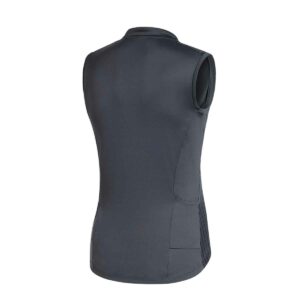 Radtrikot Damen P-Blue Sun in Anthrazit, Rückansicht