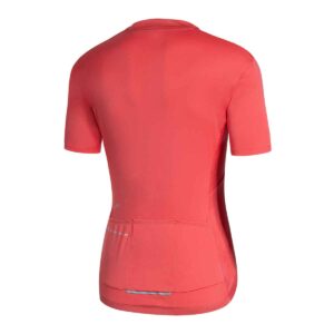 Radtrikot Damen P-Luckleaf in Koralle, Rückansicht