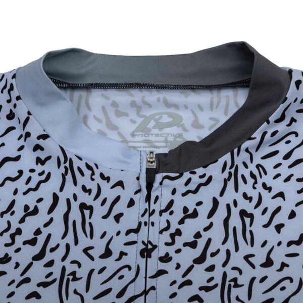 Radtrikot Damen P-Wild Cat in Schwarz, Detailansicht 1