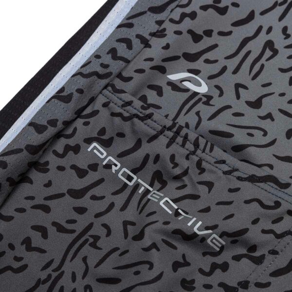 Radtrikot Damen P-Wild Cat in Schwarz, Detailansicht 7