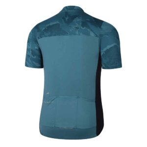 Radtrikot Herren P-Scotch in Petrol, Rückansicht