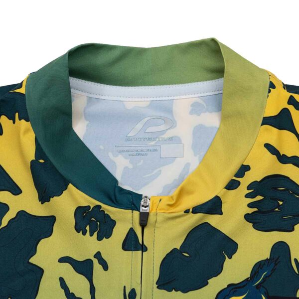 Radtrikot Herren P-Leaf in Petrol, Detailansicht 1