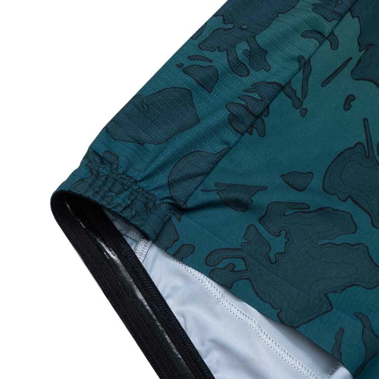 Radtrikot Herren P-Leaf in Petrol, Detailansicht 6