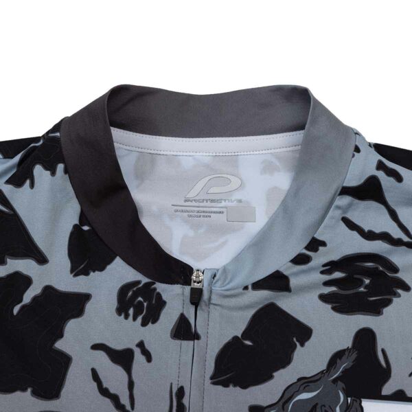 Radtrikot Herren P-Leaf in Schwarz, Detailansicht 1