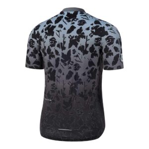 Radtrikot Herren P-Leaf in Schwarz, Rückansicht