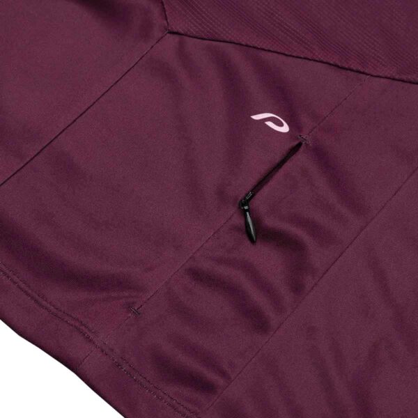 Bike-T-Shirt Damen P-Furiosa in Port Wine, Detailansicht 7