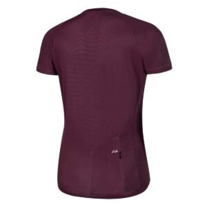 Bike-T-Shirt Damen P-Furiosa in Port Wine, Rückansicht