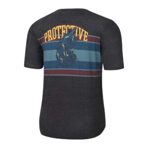 Bike T-Shirt Herren P-Bobcat in Schwarz, Rückansicht