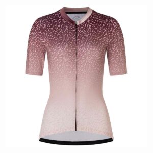 Radtrikot Damen P-Wild Cat in Smoke Rose, Vorderansicht