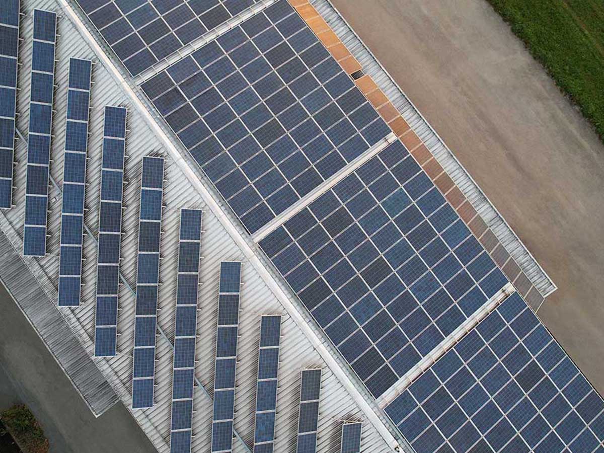 Photovoltaik auf dem Dach in Jahrdorf