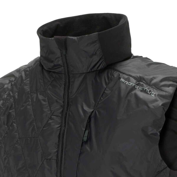 Hybridisolationsweste Herren P-Scope in Schwarz, Detailansicht 3