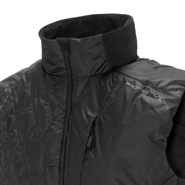 Hybridisolationsweste Herren P-Scope in Schwarz, Detailansicht 3