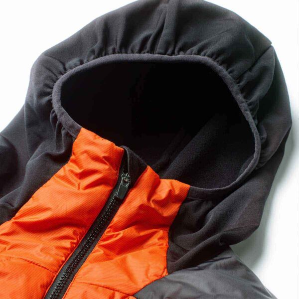 Bike Hybridisolationsjacke Herren P-Macro in Feuerrot, Detailansicht 1