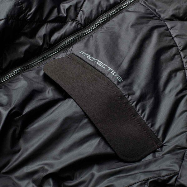 Bike Hybridisolationsjacke Herren P-Macro in Schwarz, Detailansicht 2