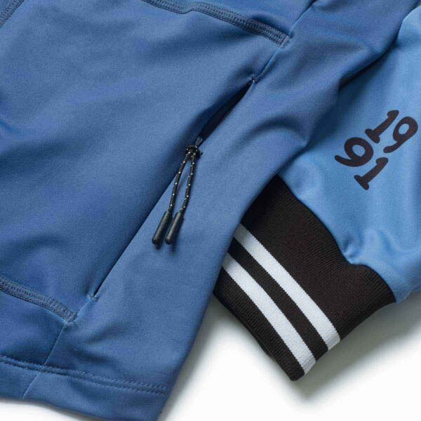 Gravel Langarmtrikot Herren P-Scout in Dunkelblau, Detailansicht 2