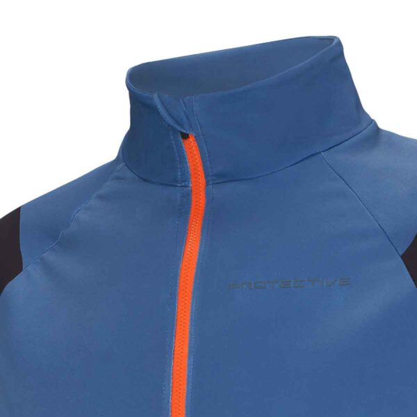 Gravel Langarmtrikot Herren P-Scout in Dunkelblau, Detailansicht 3
