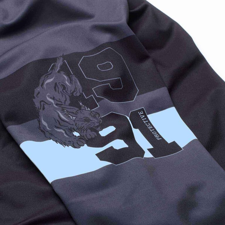 Gravel Langarmtrikot Herren P-Fergus LS in Schwarz, Detailansicht 1