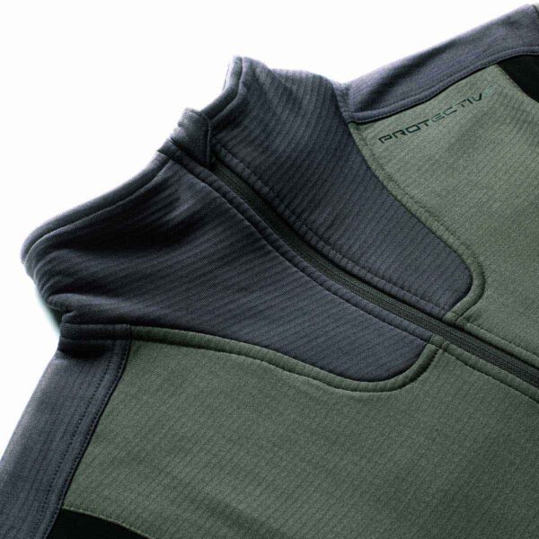 Langarmtrikot Herren P-Math in Oliv, Detailansicht 2