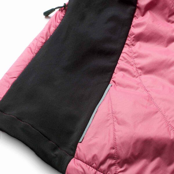 Hybridisolationsjacke Damen P-Macro W in Dark Rose, Detailansicht 2