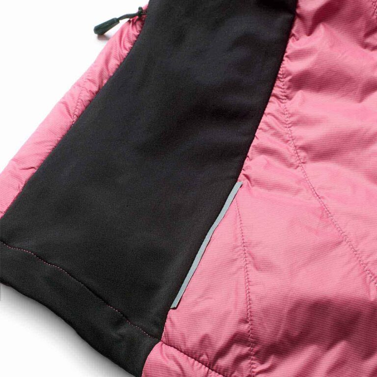 Hybridisolationsjacke Damen P-Macro W in Dark Rose, Detailansicht 2