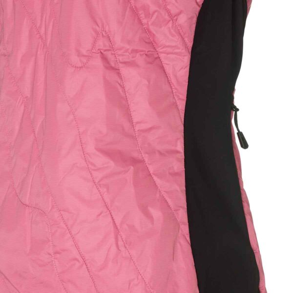 Hybridisolationsweste Damen P-Scope W in Dark Rose, Detailansicht 3